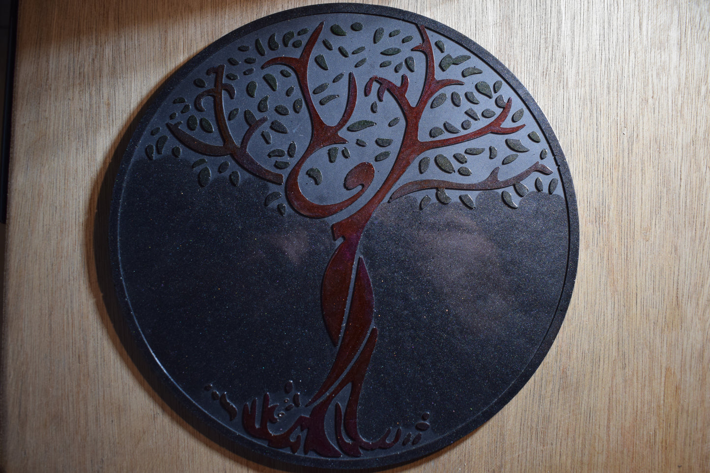 Arbre de vie celte en résine époxy