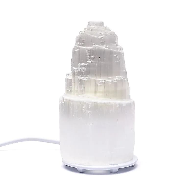 Lampe iceberg en sélénite