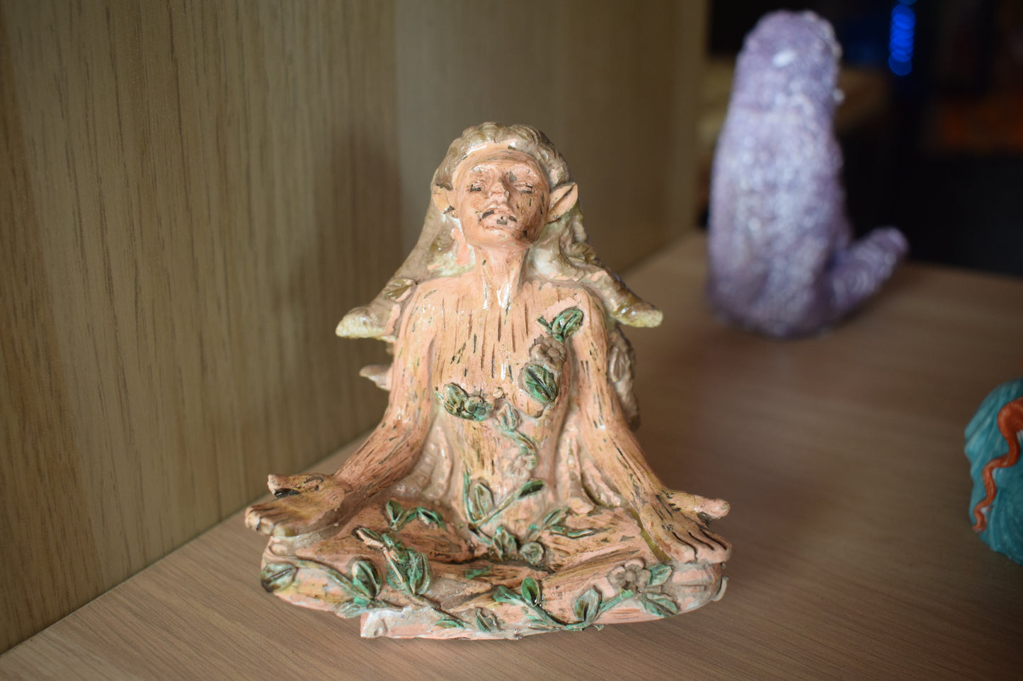 Nymphe des arbres en céramique