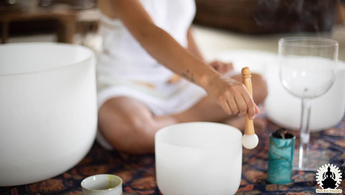 Bols chantants cristal