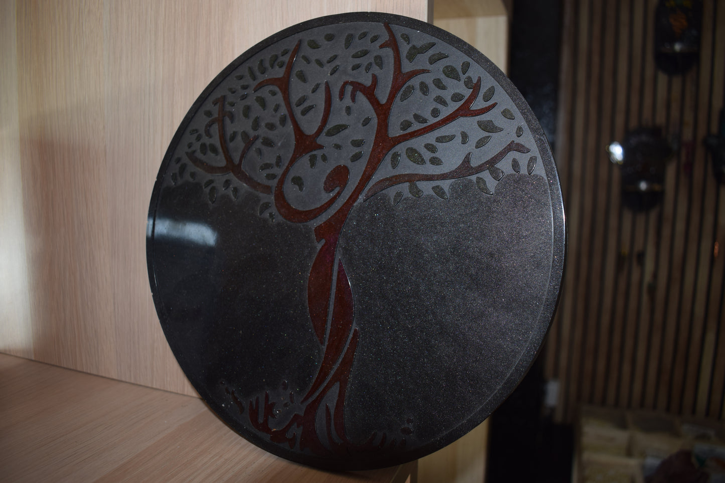 Arbre de vie celte en résine époxy diamètre 25cm