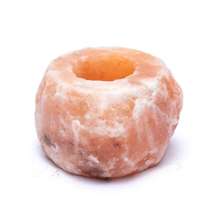 Bougeoir en cristal de sel