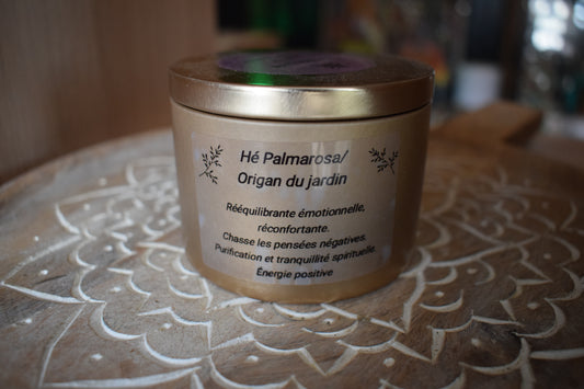 Bougie HE palmarosa origan du jardin