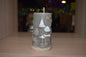 Bougie déco sorcière artisanale marron