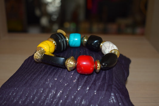 Bracelet coloré style bohème