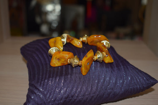 Bracelet en ambre de la baltique