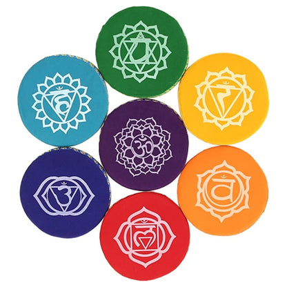 Coussins pour bols chantants SET 7 chakra grand