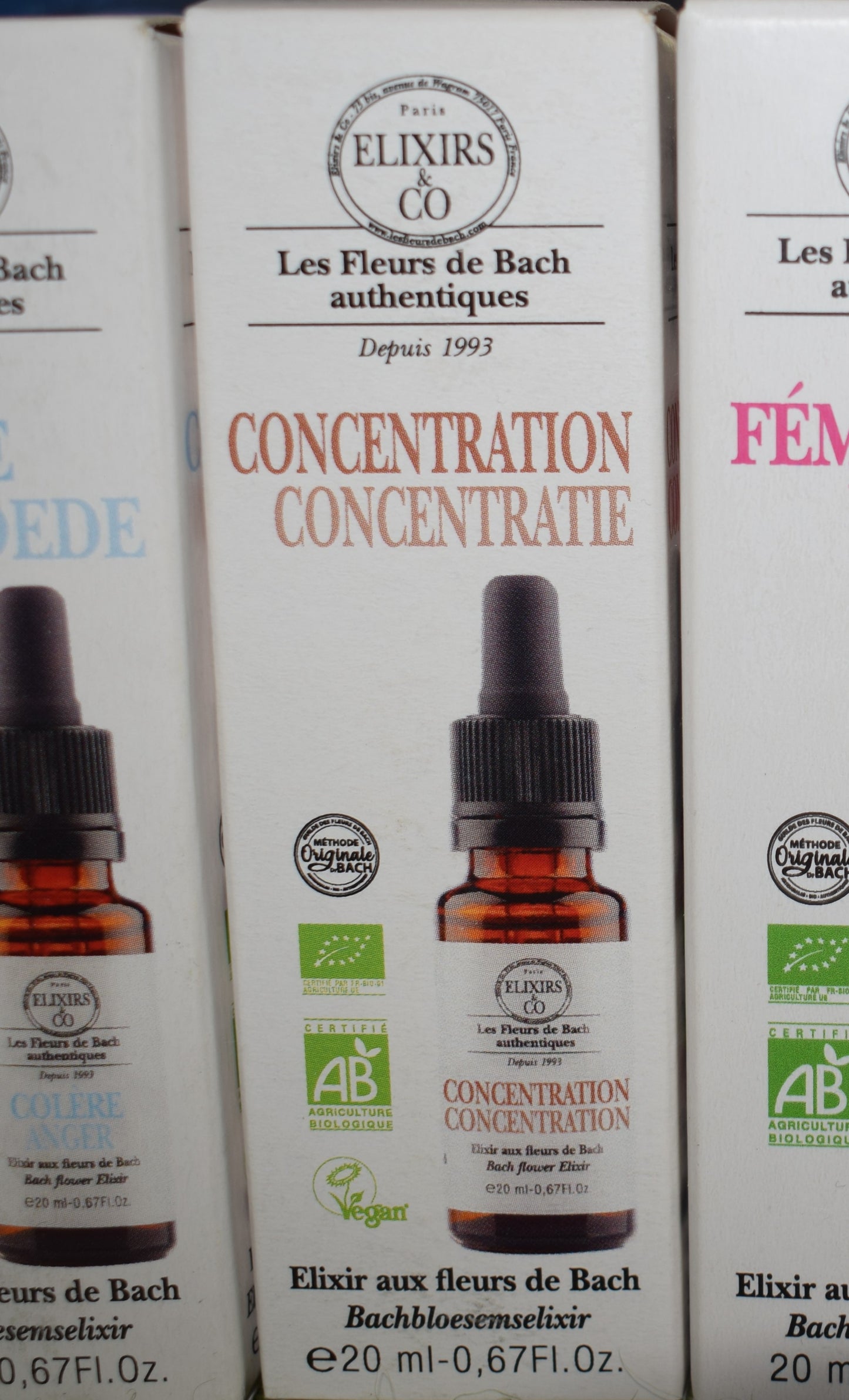 Fleurs de bach concentration BIO