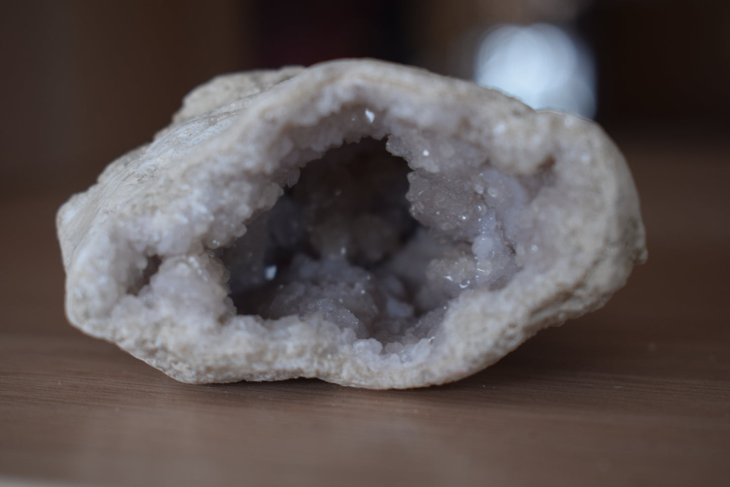 Géode de cristal de quartz 70mm Brésil