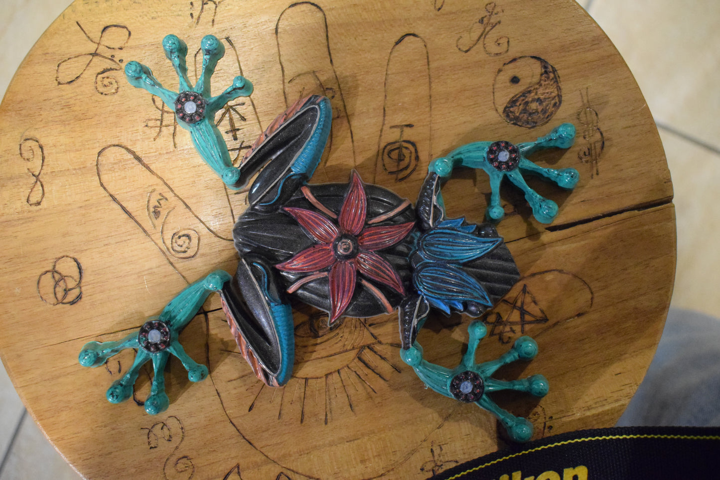 Grenouille en résine