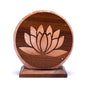 Lampe de sel Lotus avec câble et LED