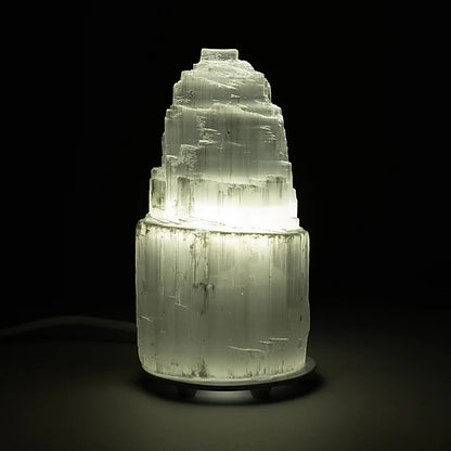 Lampe iceberg en sélénite