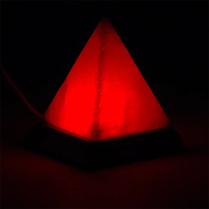 Mini lampe pyramide sel blanche USB + LED