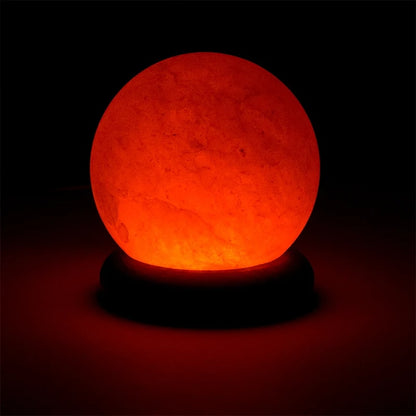 Mini lampe sel sphère orange USB LED