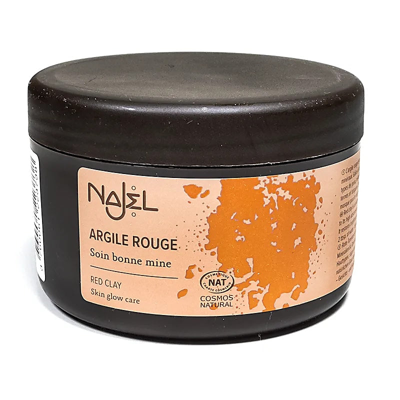 Najel masque facial à la poudre d'argile rouge - 150 g