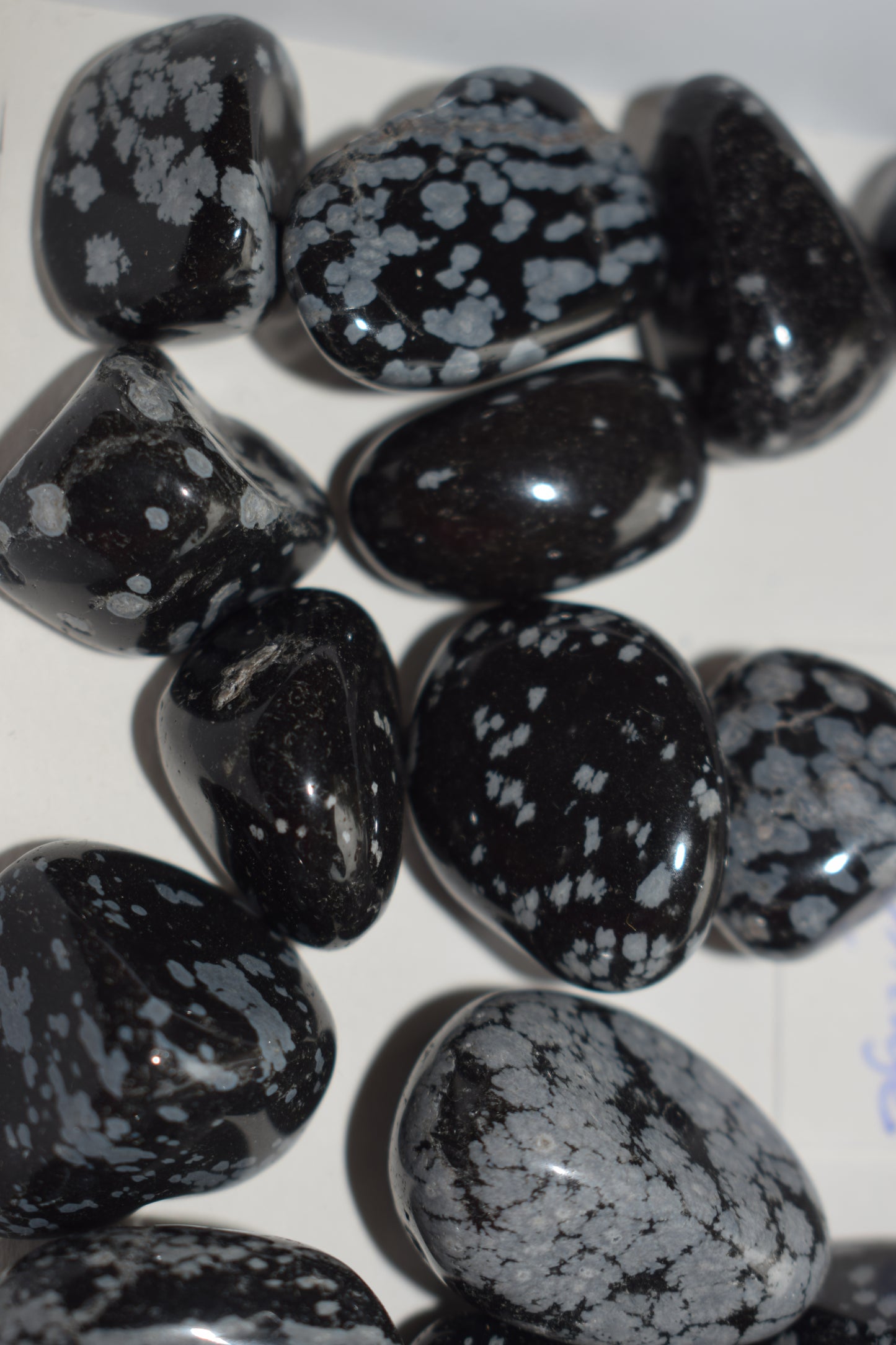 Obsidienne neige 28mm Argentine