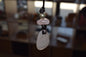 Pendentif en quartz rose réglable
