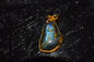 Pendentif labradorite fil de cuivre