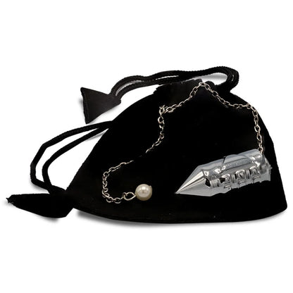 Pendule Atlantis en laiton chromé