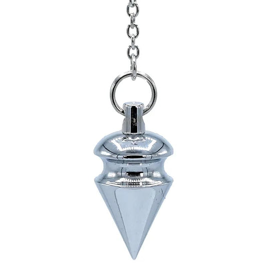 Pendule en laiton chromé