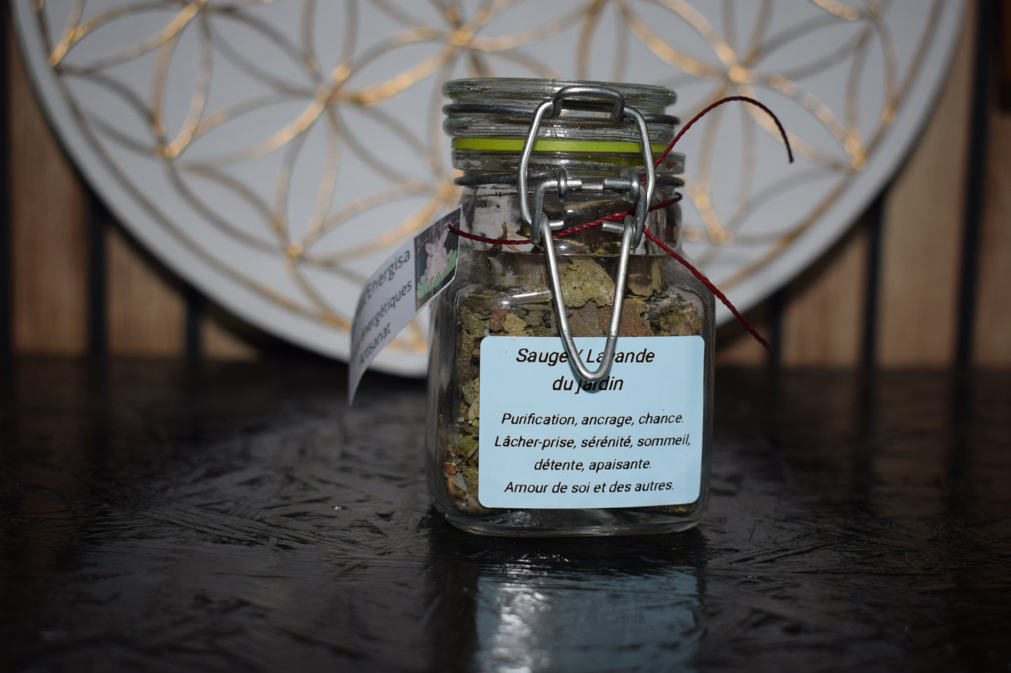 Petite fiole sauge lavande du jardin