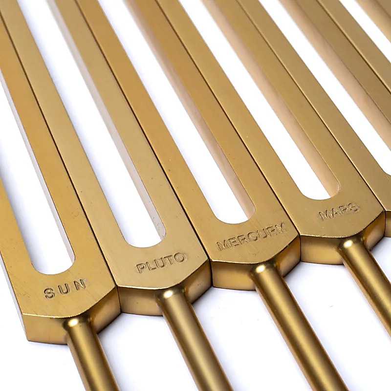 Set diapasons Cosmic Octave dorés non pondérés