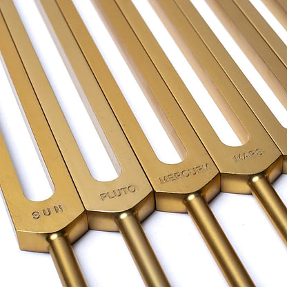 Set diapasons Cosmic Octave dorés non pondérés