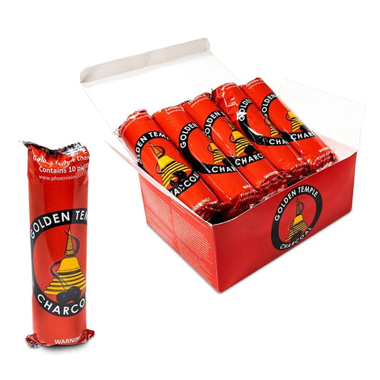 Tablettes de charbon de bois Golden Temple