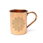Tasse en cuivre Mandala gravé