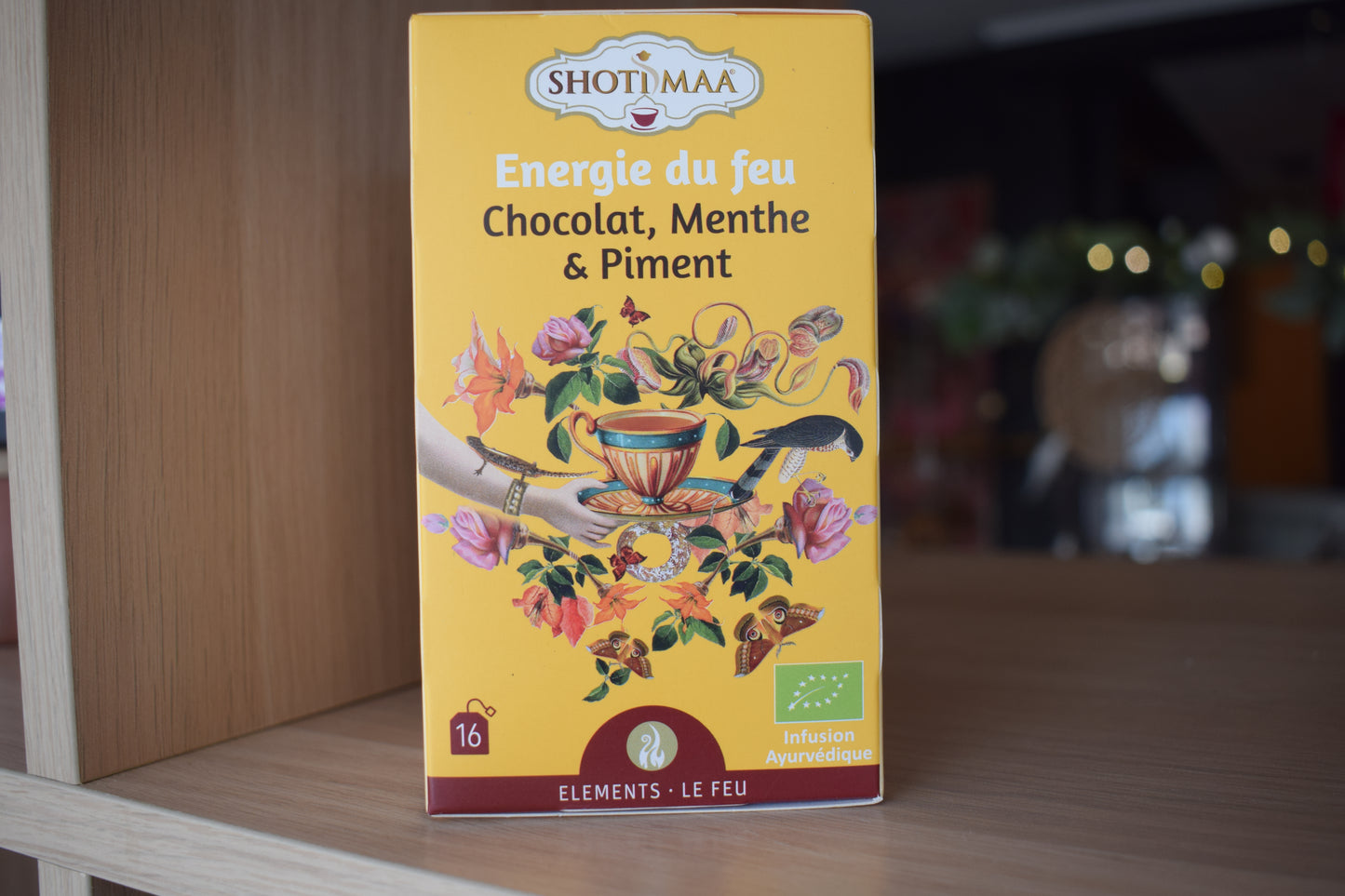 Thé shoti maa énergie de feu chocolat, menthe & piment