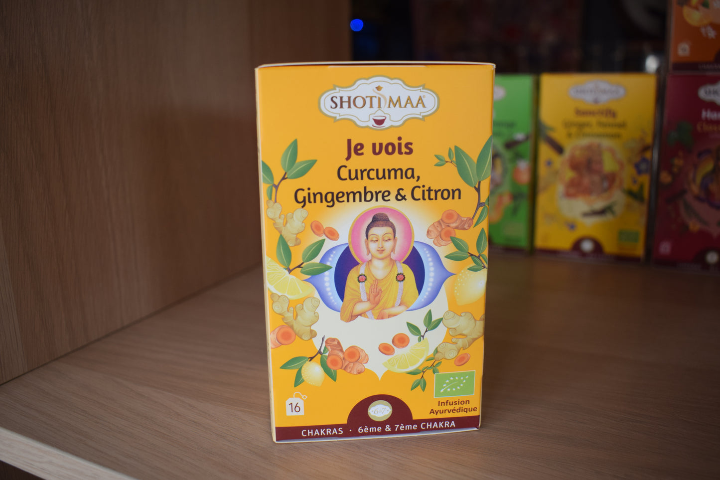 Thé shoti maa je vois curcuma, gingembre & citron