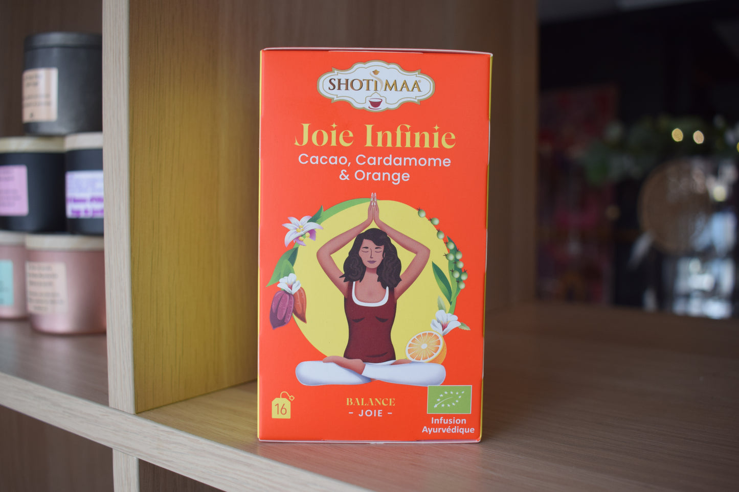 Thé shoti maa joie infinie cacao, cardamome & orange