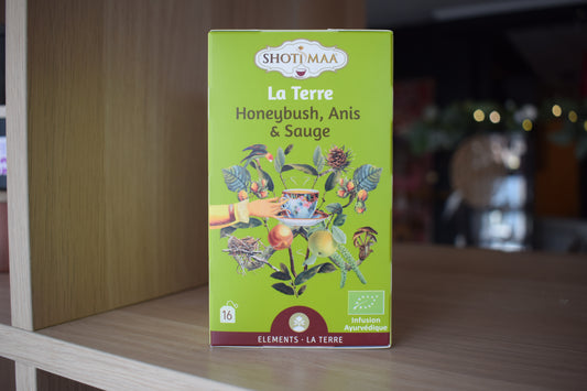 Thé shoti maa la terre honeybush, anis & sauge