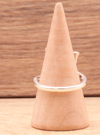 Bague en argent 925 avec Obsidienne Noire AA