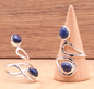 Bague en argent 925 avec Lapis Lazuli AA