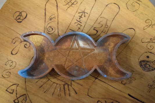 Triple lune en résine